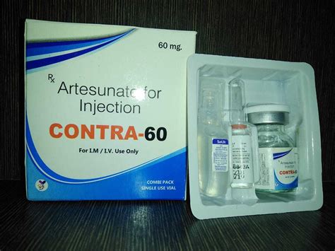 Contra-60 Artesunate Injection 60 Mg, With WFI, Rs 204 /pack Hiya Lifesciences Private Limited ...