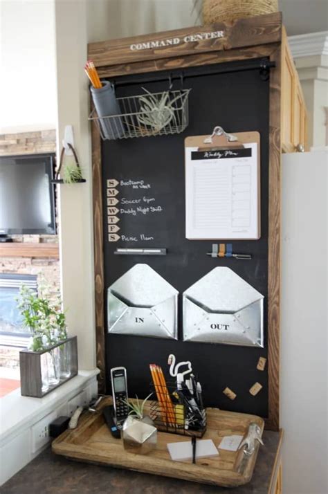 21 Amazing DIY Command Center Ideas To Keep You Organized | Home command center, Family command ...