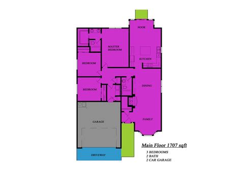 Main Floor Plan | House plans, Floor plans, How to plan