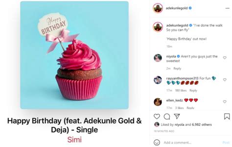 Simi and Adekunle Gold Wish Deja "Happy Birthday" With New Single