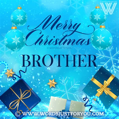 Merry Christmas Brother » WordsJustforYou.com - Original Creative ...