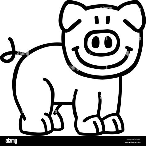 Outline Pig