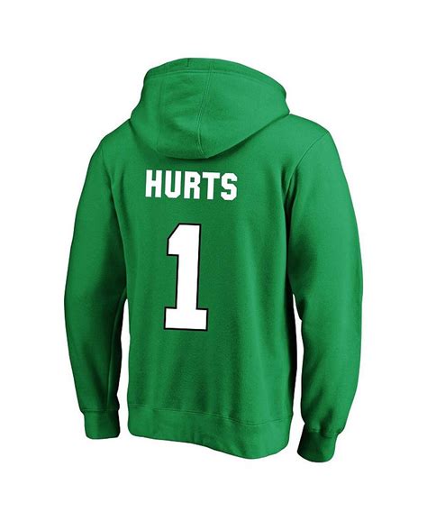 Fanatics Men's Jalen Hurts Kelly Green Philadelphia Eagles Big and Tall ...