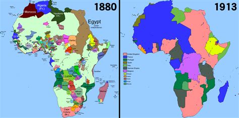 Colonialism In Africa Map