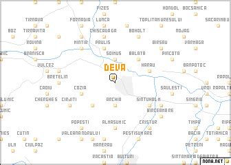 Deva (Romania) map - nona.net