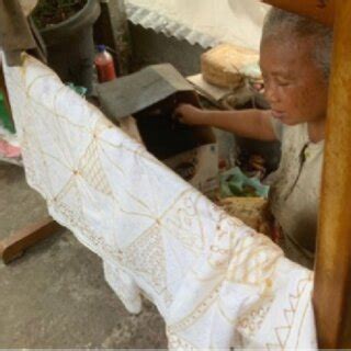 The only batik activities left in the village carried out by few elderlies | Download Scientific ...