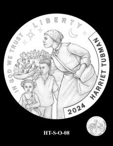 2024 Harriet Tubman Commemorative Silver Coin | CCAC Images | U.S. Mint