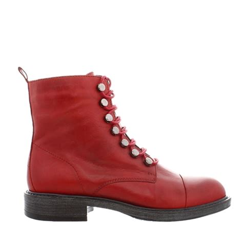 Carl Scarpa Suki Red Leather Ankle Boots | Jarrold, Norwich