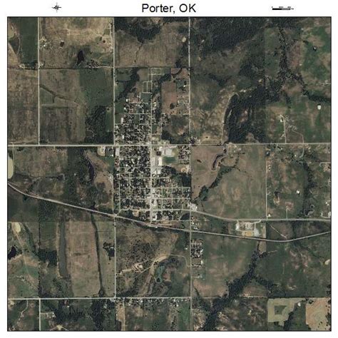 Aerial Photography Map of Porter, OK Oklahoma