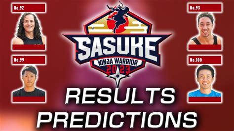 SASUKE 41 RESULTS PREDICTIONS! | ALL 100 COMPETITORS! - Billyvids_ [Live] - YouTube