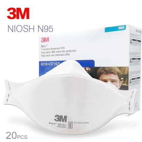 3M 9210+ NIOSH Approved N95 Mask Folding Individually Wrapped ...