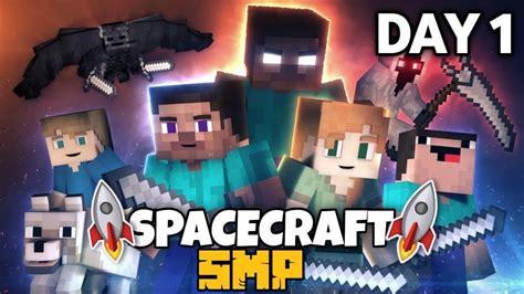 A New Start SPACECRAFT SMP DAY #1 || Minecraft live || Yug Playz - YouTube