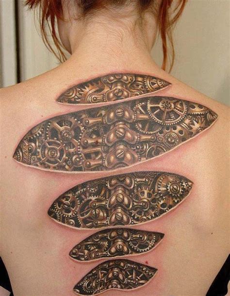 Unique Tattoos For Women.. look at the details.. crazy - Gekke tatoeages, Unieke tatoeages en ...