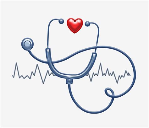 Medical Stethoscope PNG Picture, Medical Stethoscope And Cardiogram Illustration, Medical ...