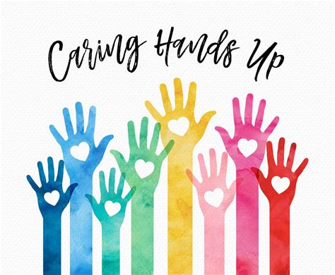 Colorful Caring Hands Up Vector Art & Graphics | freevector.com