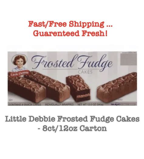 Little Debbie Snacks Frosted Fudge Cakes 8ct for sale online | eBay