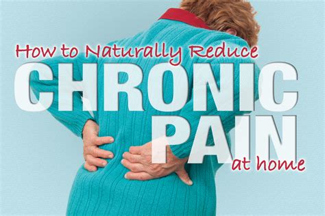 How to Naturally Reduce Chronic Pain at Home | Alternatives For Seniors