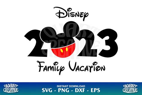 Disney Family Vacation 2023 SVG - Gravectory