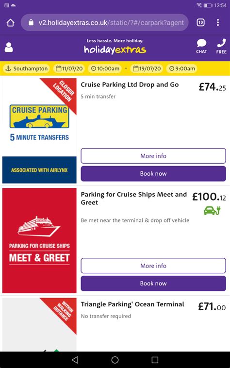 Southampton UK parking - Royal Caribbean Discussion - Royal Caribbean Blog