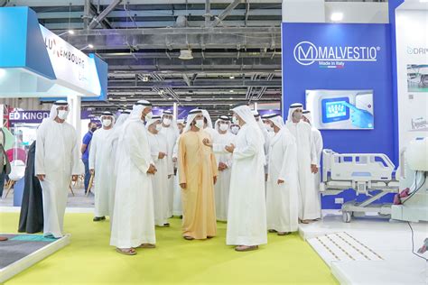 Mohammed bin Rashid visits Arab Health and Medlab Middle East 2022