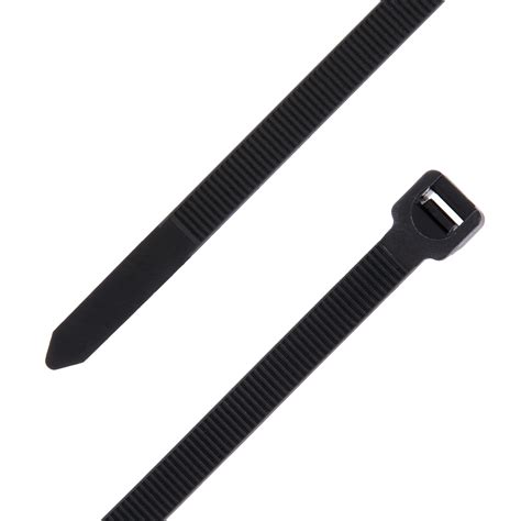 14”, Black Heavy-Duty 120lb Cable Ties, 100 Pack - NSI Industries