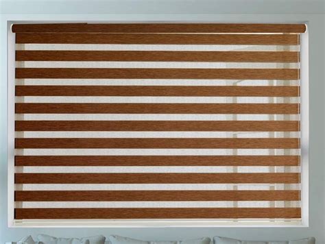 Wooden Brown Zebra Window Blinds, Size: 5 X 3 Feet at Rs 180/sq ft in Noida