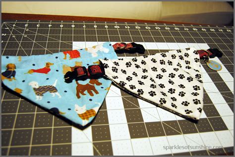 diy dog collar bandana - Miki Corona