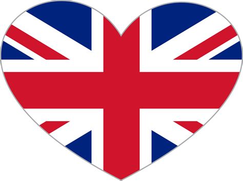 England flag heart shape PNG 22102630 PNG