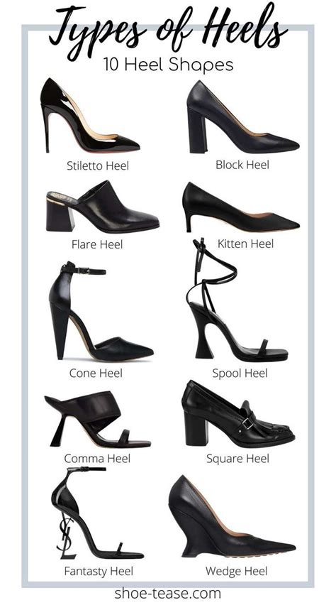 Different types of heels for women the ultimate guide to heel styles ...