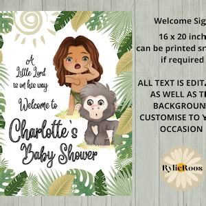 Little Lord Baby Shower Bundle, Tarzan Shower Bundle, Tarzan Baby ...