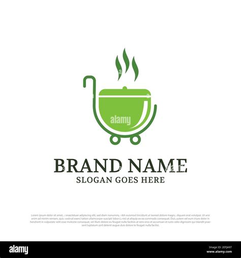 Organic food delivery logo design idea, nature food eatery logo brand template Stock Vector ...