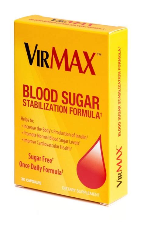 VirMAX Blood Sugar Stabilization Formula Tablets, 30 Count - Nutrition Rite