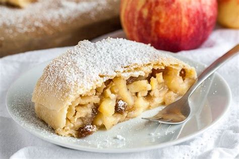 With its flaky crust and a spiced apple filling, this traditional Apfelstrudel recipe is sure to ...