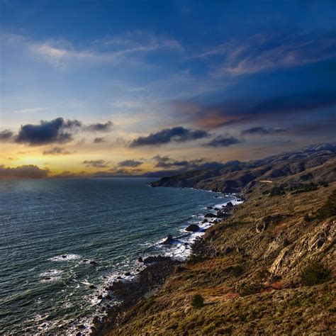 Muir Beach Sunset | Heading north on Highway 101, from the G… | Flickr