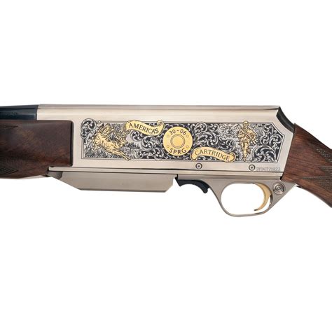 Engraved Gold Inlaid Browning 30-06 Springfield Caliber 100th ...