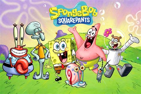 Download "Happy times with Spongebob Squarepants!" | Wallpapers.com