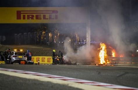 'I saw death too closely' - F1 driver describes horrific 140mph crash after leaving hospital