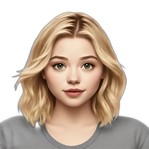 Chloë Grace Moretz serious | AI Emoji Generator