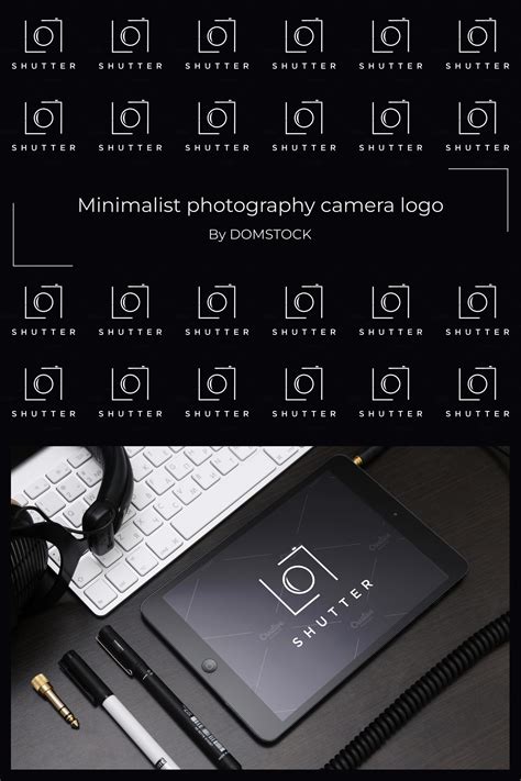 Minimalist Photography Camera Logo | Master Bundles