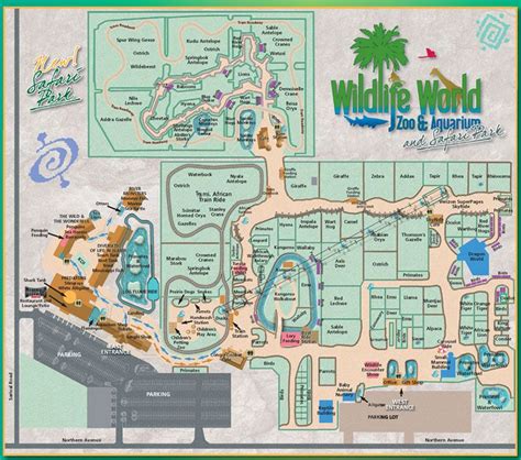 Wildlife World Zoo & Aquarium and Safari Park | Zoo Map | Zoo map ...