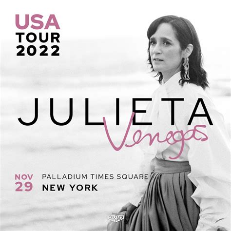 JULIETA VENEGAS - Palladium Times Square, New York NY Official Site