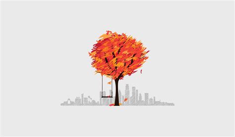 Tree And Cityscape Minimal Wallpaper, HD Minimalist 4K Wallpapers, Images and Background ...