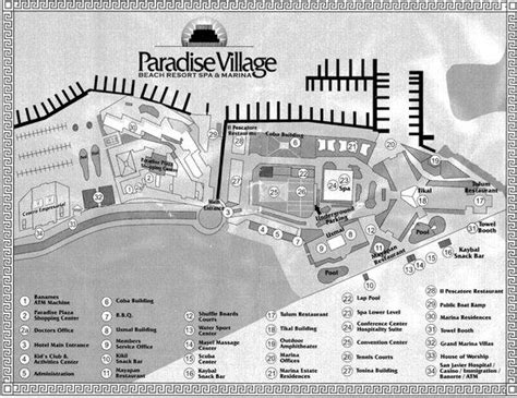 Resort map of Paradise Village in Neuvo Vallarta! Puerto Vallarta ...