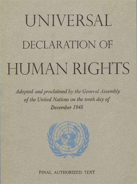 UNIVERSAL DECLARATION OF HUMAN RIGHTS (UDHR) - ClassNotes.ng