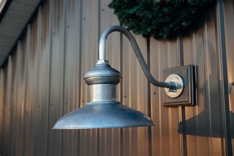 Gooseneck Barn Light Adds Style to Industrial Pole Barn | Inspiration | Barn Light Electric