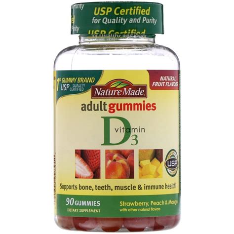 Nature Made, Adult Gummies, Vitamin D3, 90 Gummies | By iHerb