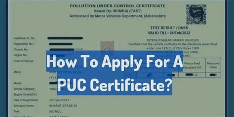 How To Apply For Vahan PUC Certificate? A Step-By-Step Guide