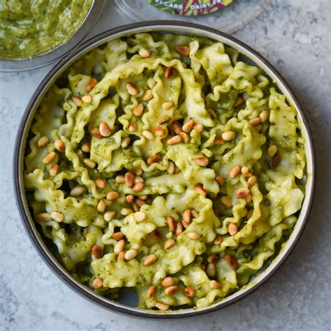 Pesto Pasta with Toasted Pine Nuts | Good Foods