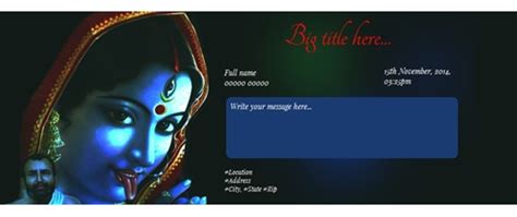 free Kali Puja Invitation Card & Online Invitations