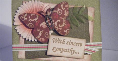 Happily Scrapp'n with You: A sympathy card for a co-worker